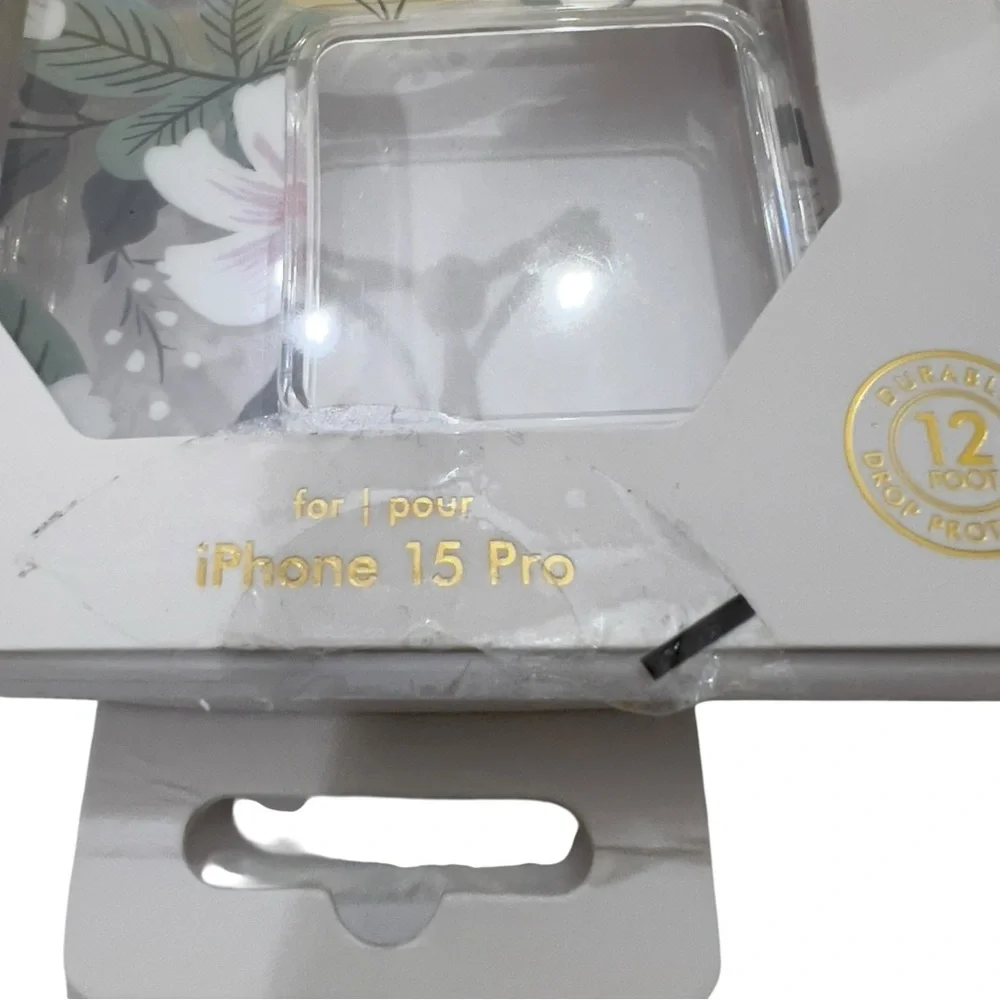 Rifle Paper Co. iPhone 15 Pro Phone Case - Floral - MagSafe- New Open Box